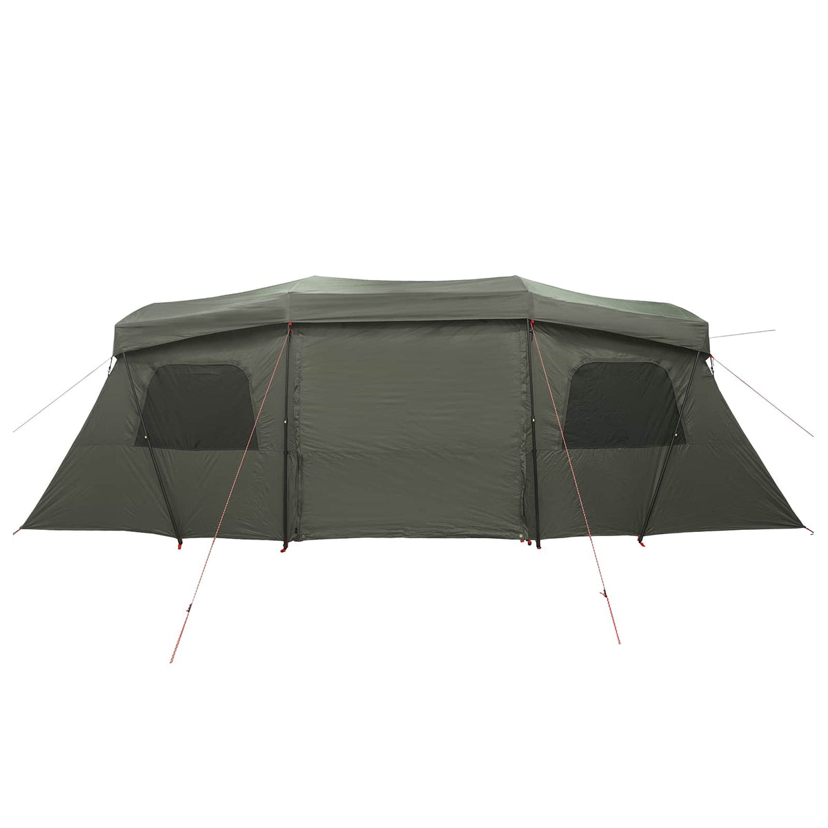 vidaXL Instant Tent with Rainfly Water-Resistant 3-Person Army Green 5