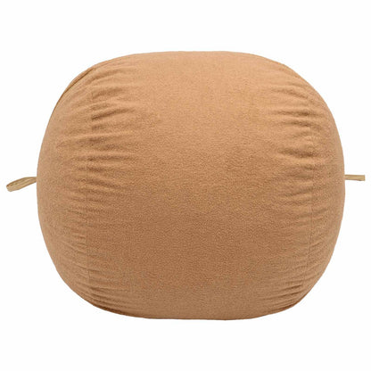 vidaXL Bean Bag Chair Beige 95 x 93 x 71 cm Sherpa 3