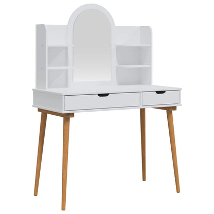 vidaXL Dressing Table Set FAUSKE 4 pcs White 100 x 50 x 143 cm 2