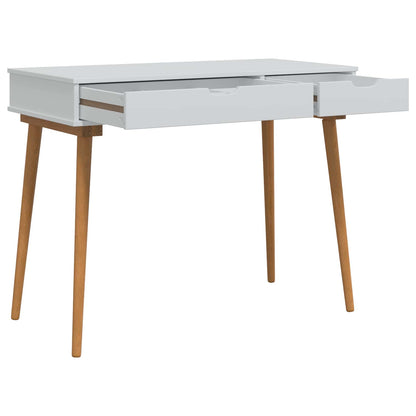 vidaXL Dressing Table Set FAUSKE 3 pcs White 100 x 50 x 103.5 cm 6