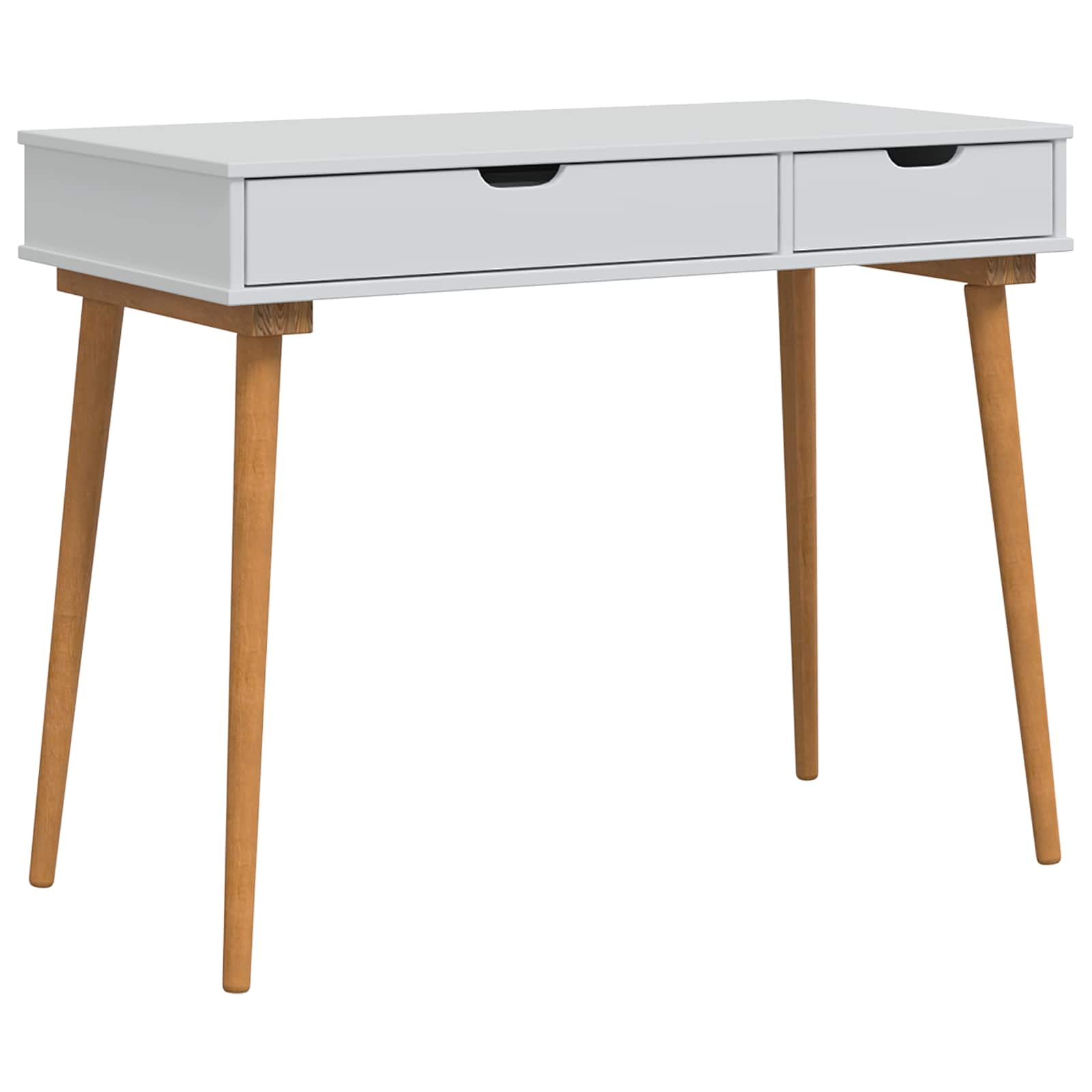 vidaXL Dressing Table Set FAUSKE 4 pcs White 76 x 50 x 143 cm 5