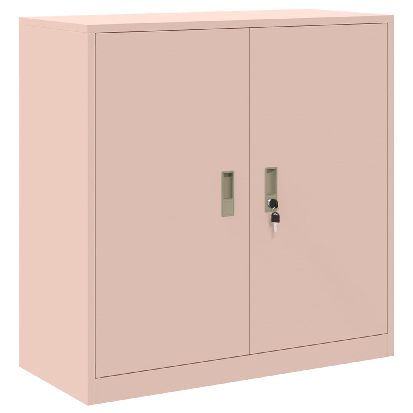vidaXL Storage Cabinet 2 pcs Pink 90 x 40 x 130 cm Steel Lockable 6