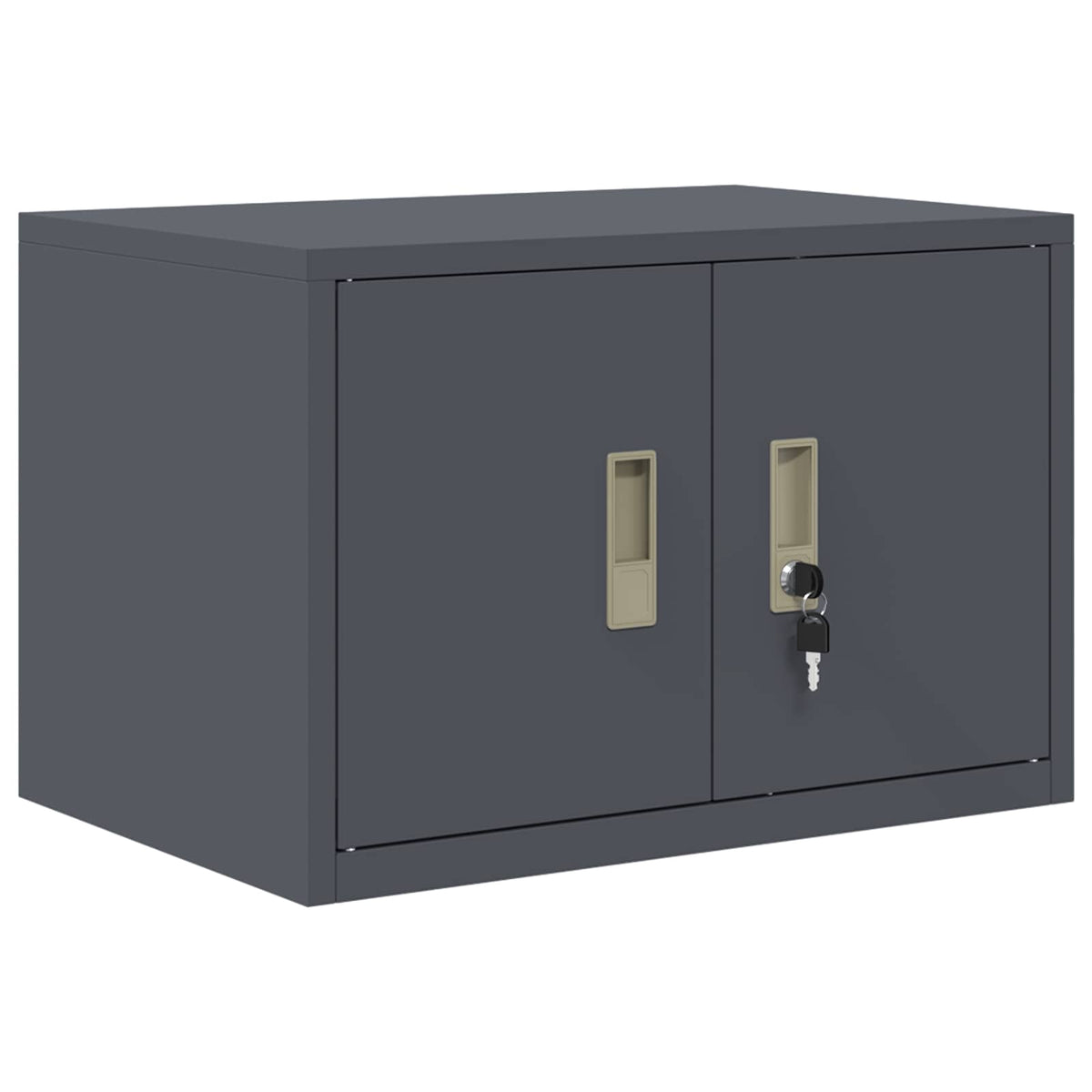 vidaXL Storage Cabinet 2 pcs Anthracite 60 x 40 x 130 cm Steel 5