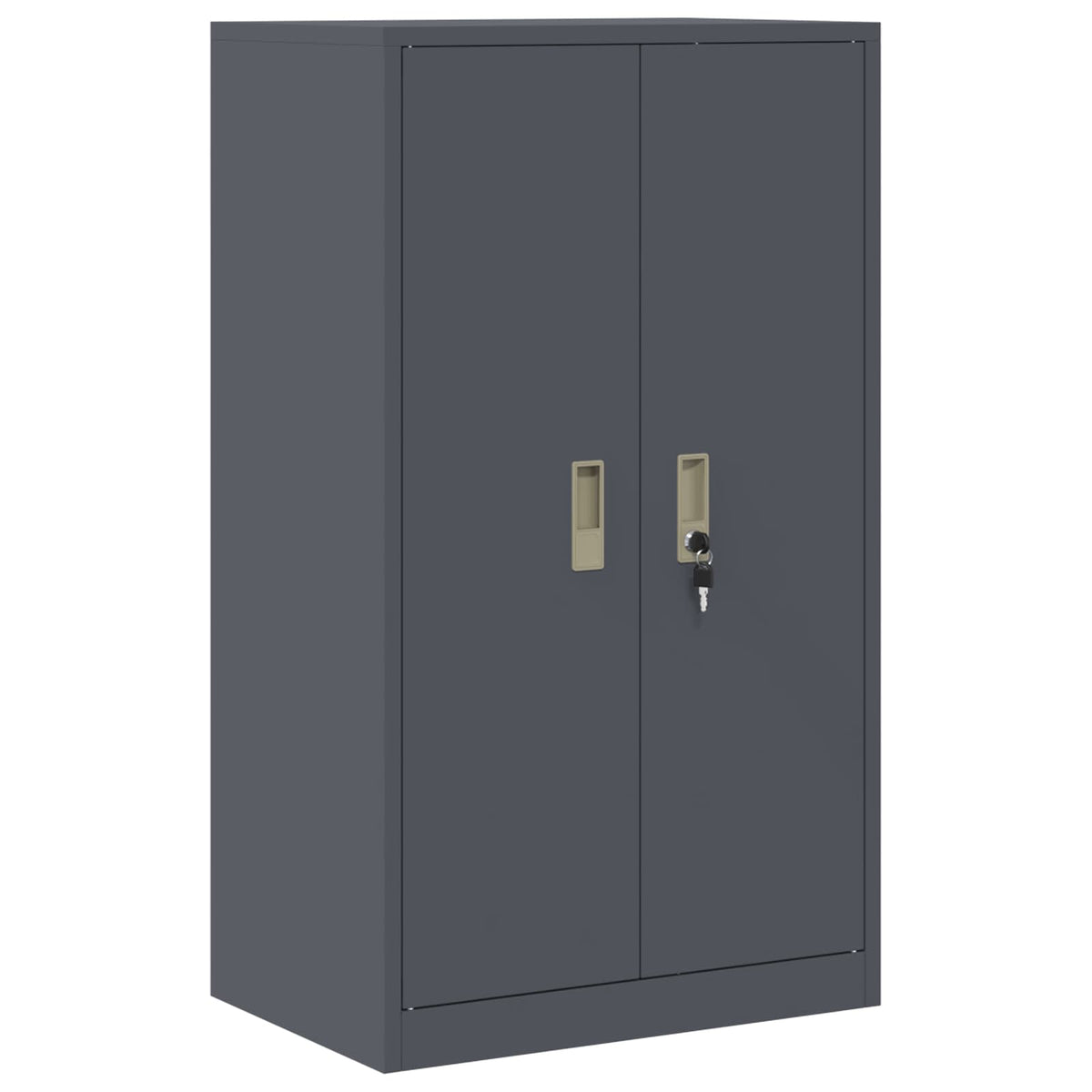 vidaXL Storage Cabinet 2 pcs Anthracite 60 x 40 x 145 cm Steel 6