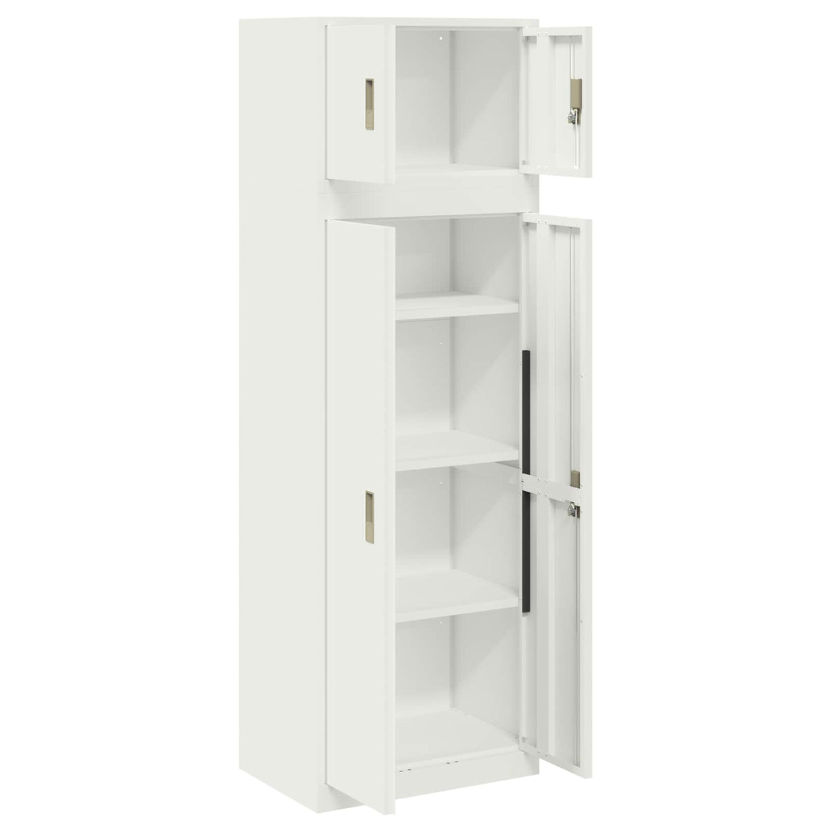 vidaXL Storage Cabinet 2 pcs 60 x 40 x 180 cm Steel Lockable 5