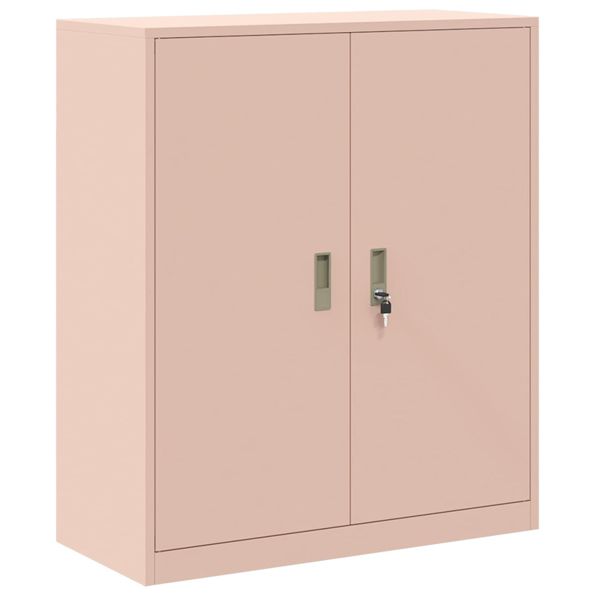 vidaXL Storage Cabinet 2 pcs Pink 90 x 40 x 175 cm Steel Lockable 6