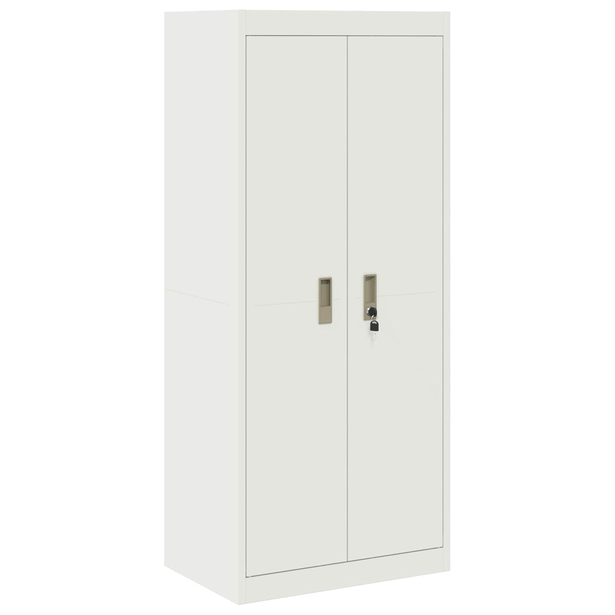 vidaXL Storage Cabinet 2 pcs 60 x 40 x 210 cm Steel Lockable 6
