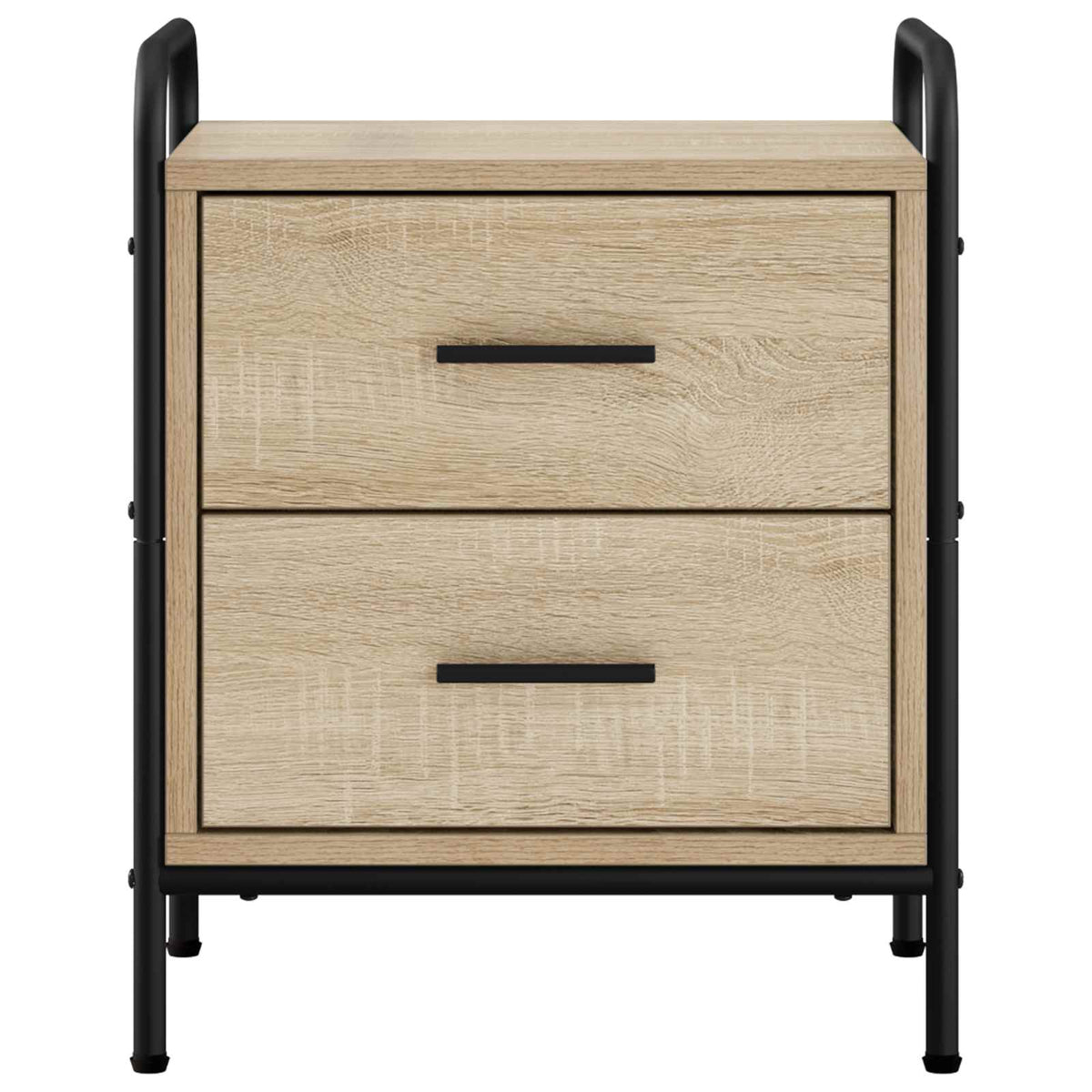 Bedside Cabinet 40 x 30 x 50 cm Engineered Wood Sonoma oak 1