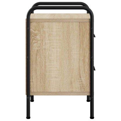 Bedside Cabinet 40 x 30 x 50 cm Engineered Wood Sonoma oak 1