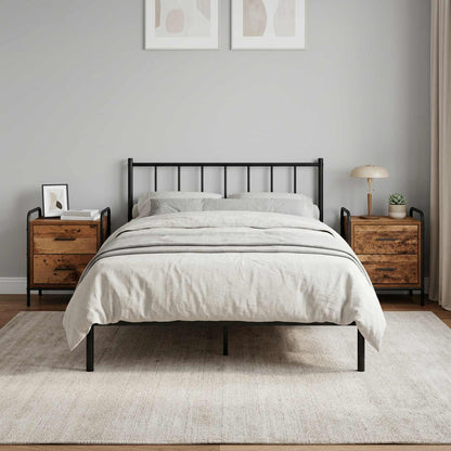 Bedside Cabinet 40 x 30 x 50 cm Engineered Wood Old wood 2