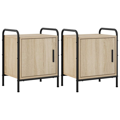 Bedside Cabinet 40 x 30 x 50 cm Engineered Wood Sonoma oak