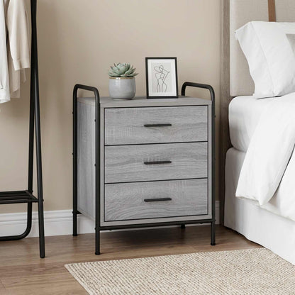 Bedside Cabinet 48 x 36.5 x 60 cm Grey sonoma 1