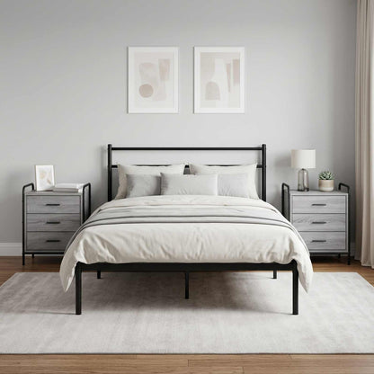 Bedside Cabinet 48 x 36.5 x 60 cm Grey sonoma 2