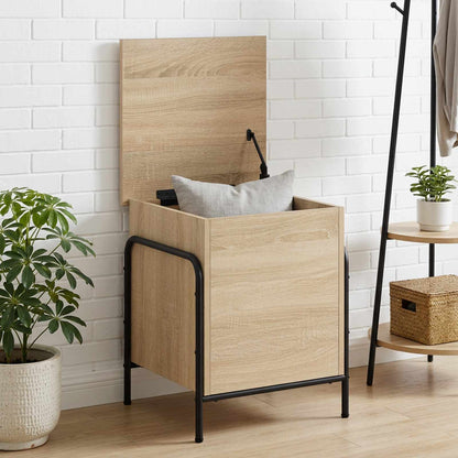 Storage Box Engineered Wood 40.5 x 40 x 49.5 cm Sonoma oak