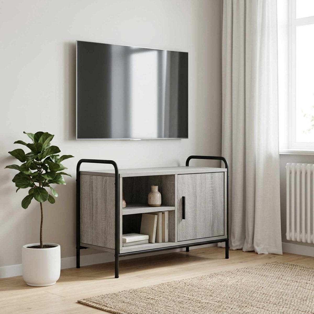 TV Cabinet 67.5 x 33 x 50 cm Grey sonoma