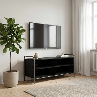TV Cabinet Engineered Wood Depth 39.5 cm Black oak 100 cm
