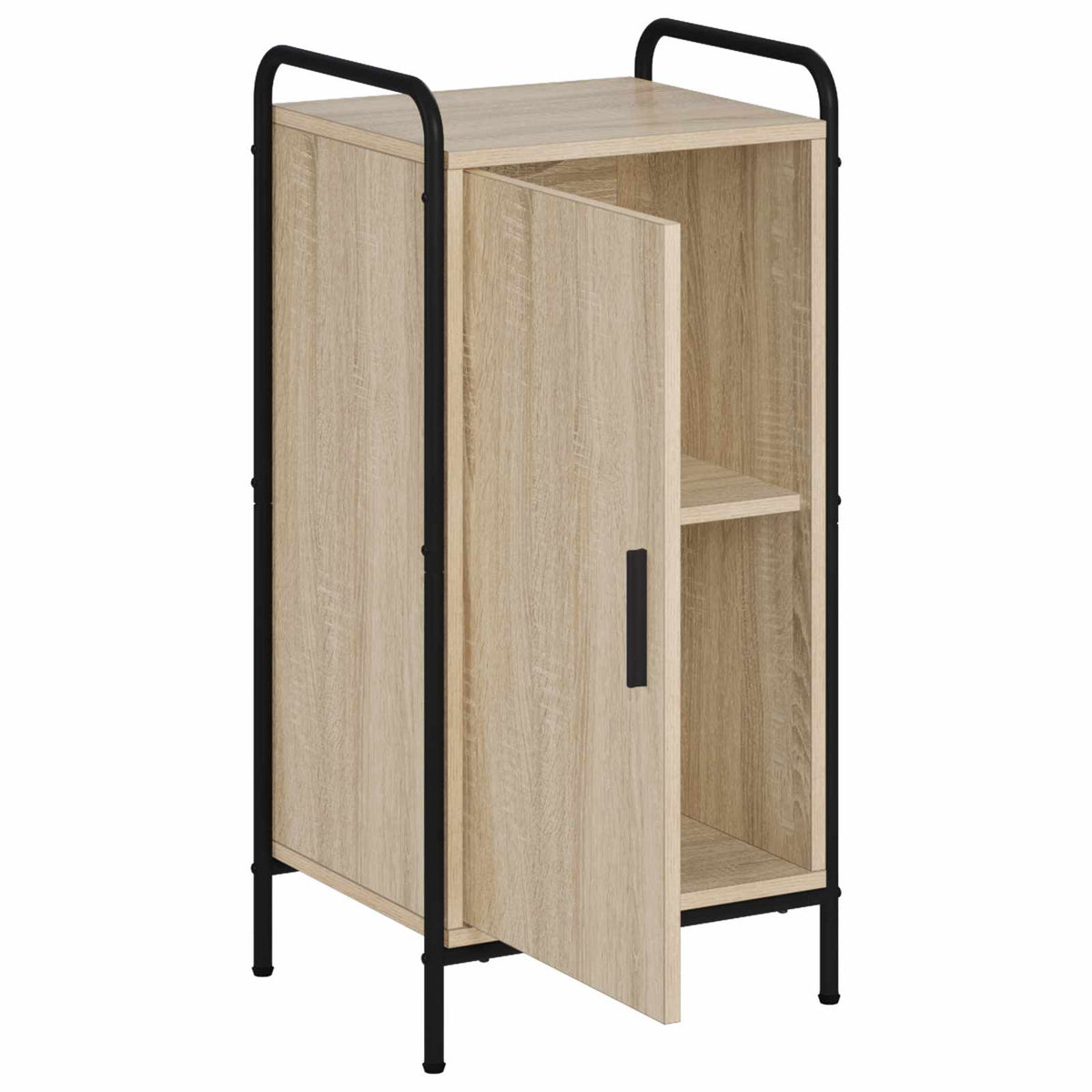 Sideboard 40 x 33 x 80.5 cm Engineered Wood with 1 Door Sonoma oak