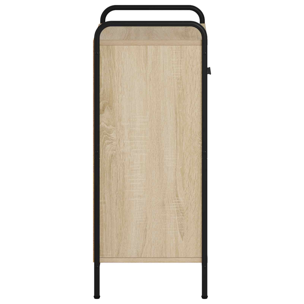 Sideboard 40 x 33 x 80.5 cm Engineered Wood with 1 Drawer & 1 Shelf Sonoma oak