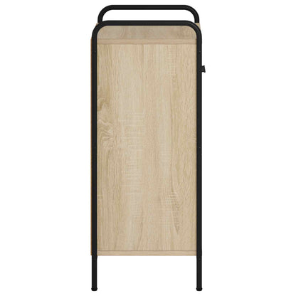 Sideboard 40 x 33 x 80.5 cm Engineered Wood with 1 Drawer & 1 Shelf Sonoma oak