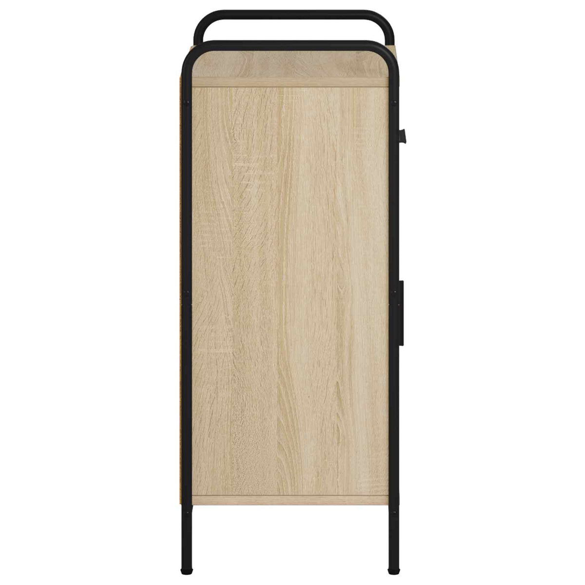 Sideboard 40 x 33 x 80.5 cm Engineered Wood with 1 Drawer & 1 Door Sonoma oak
