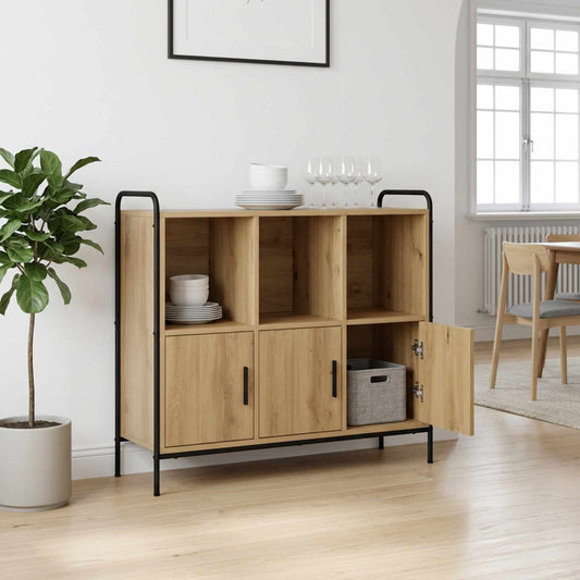 Sideboard 97 x 33 x 81 cm Engineered Wood Artisan oak