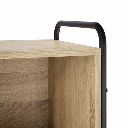 Book Cabinet 55.5 x 33 x 111 cm Engineered Wood Sonoma oak