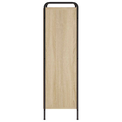 Book Cabinet 55.5 x 33 x 111 cm Engineered Wood Sonoma oak