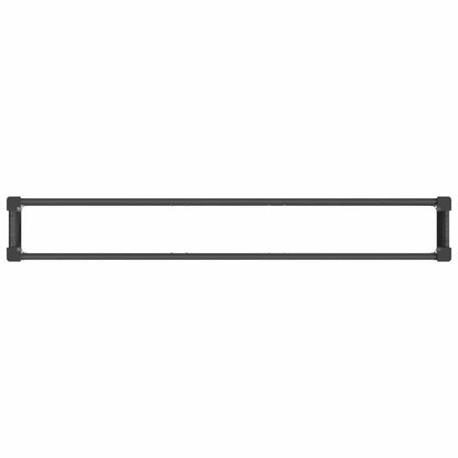 vidaXL Garden Raised Bed 2 pcs Black 200 x 30 x 72 cm 5
