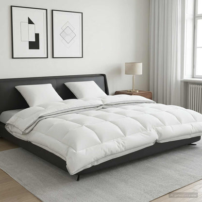vidaXL Duvet and Pillow Set 3 pcs 220x240 cm 4 Seasons 140+220 GSM 1