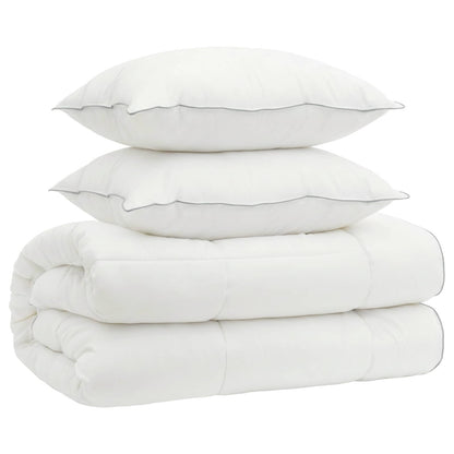 vidaXL Duvet and Pillow Set 3 pcs 220x260 cm 4 Seasons 140+220 GSM 2