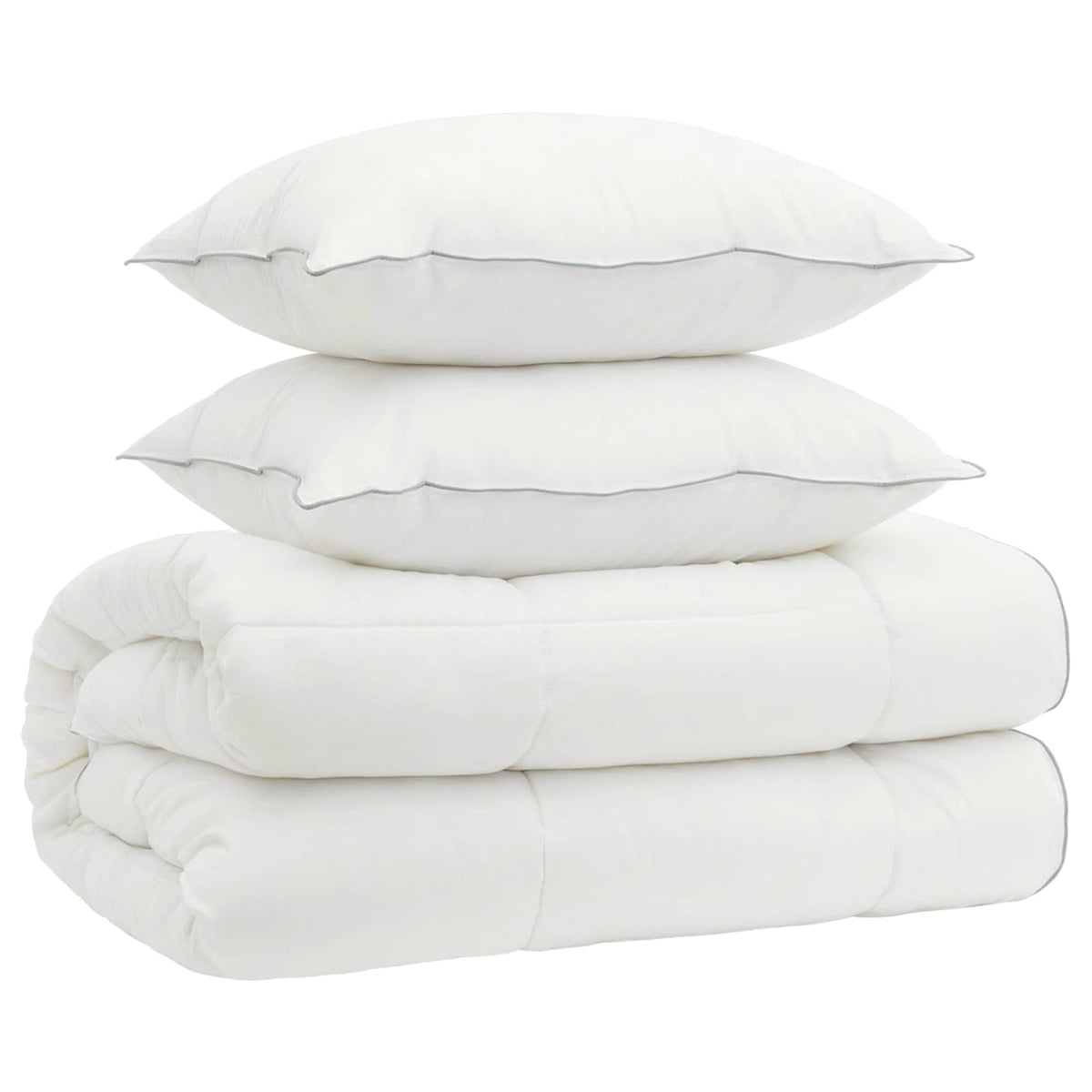 Duvet and Pillow Set 3 pcs 220x260 cm 4 Seasons 140+220 GSM Length 260 cm Width 220 cm 80 x 80 cm