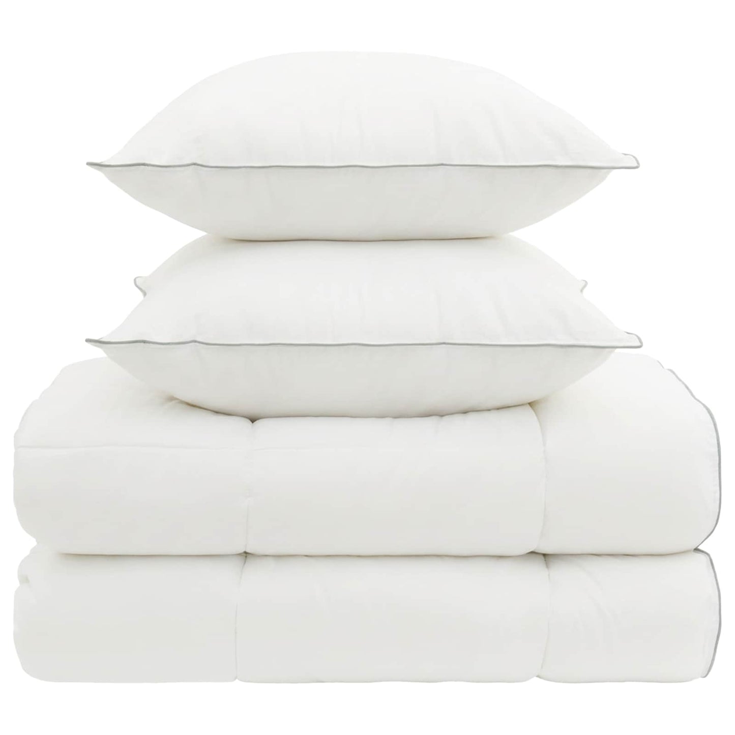 vidaXL Duvet and Pillow Set 3 pcs 220x260 cm 4 Seasons 140+220 GSM 6