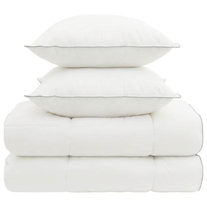 vidaXL Duvet and Pillow Set 3 pcs 240x260 cm 4 Seasons 140+220 GSM 6