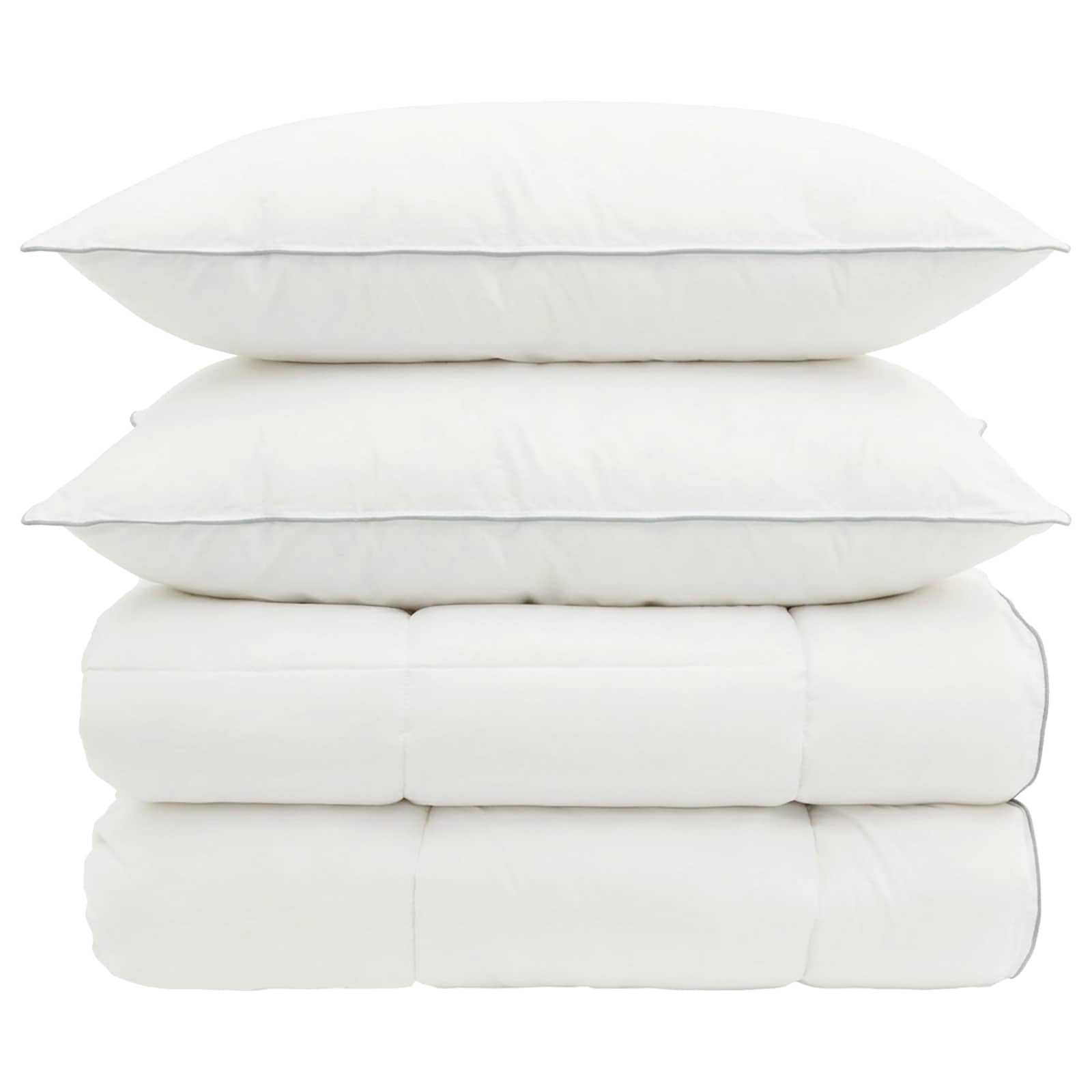 vidaXL Duvet and Pillow Set 3 pcs 240x260 cm 4 Seasons 140+220 GSM 6