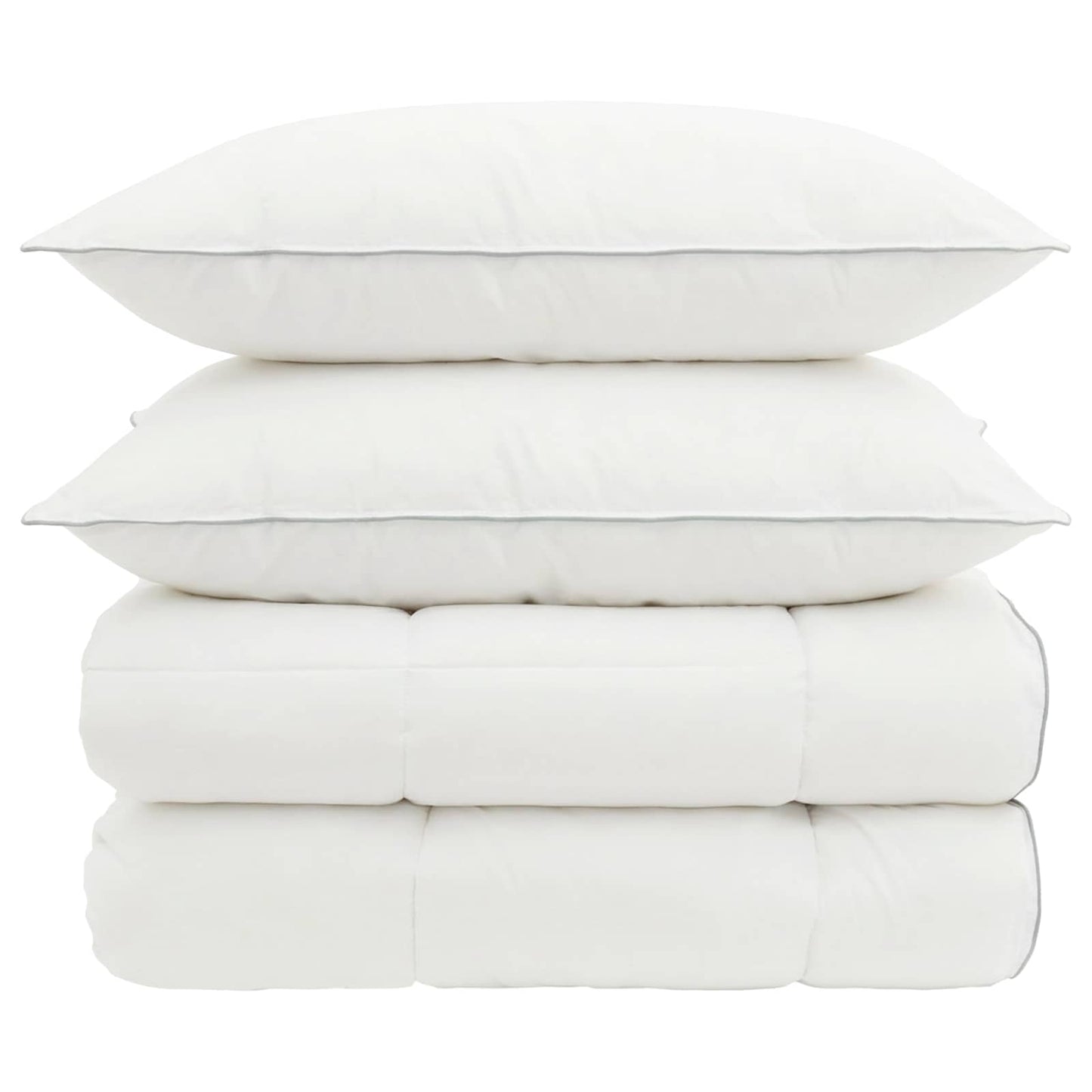 vidaXL Duvet and Pillow Set 3 pcs 240x260 cm 4 Seasons 140+220 GSM 6