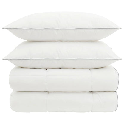 vidaXL Duvet and Pillow Set 3 pcs 240x260 cm 4 Seasons 140+220 GSM 6