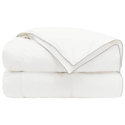 vidaXL Duvet FULDA 152 x 203 cm 4 Seasons 310 GSM 90% Goose Down White 6