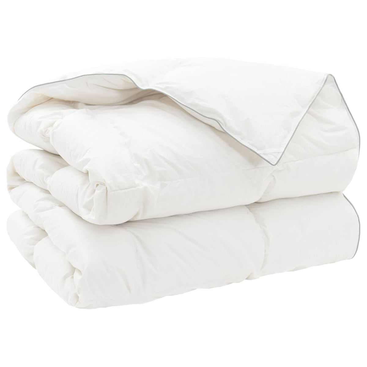 vidaXL Duvet FULDA 200 x 200 cm 4 Seasons 210 GSM 90% Goose Down White 2