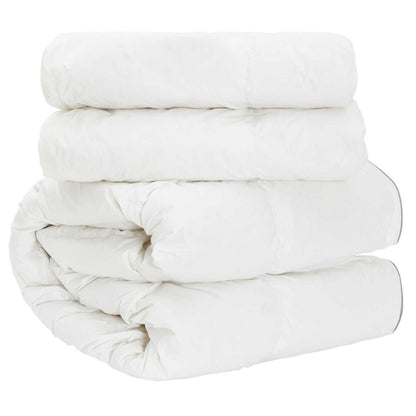 vidaXL Duvet FULDA 140 x 200 cm 4 Seasons 310 GSM 90% Goose Down White 5