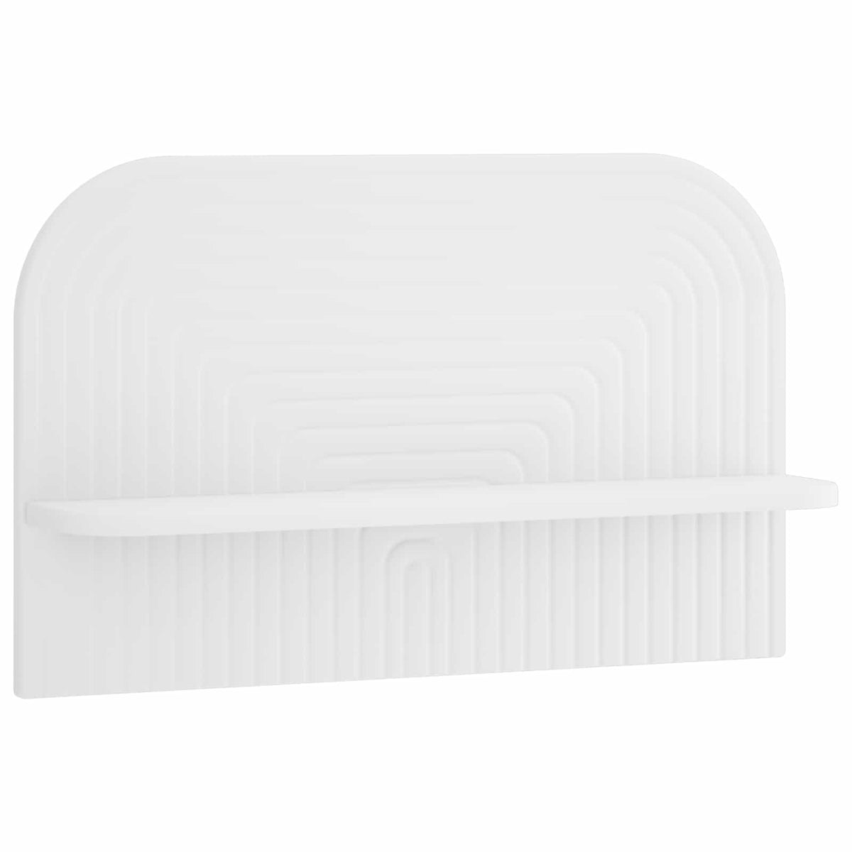 Wall Shelf 2 pcs 60 x 13.5 x 37.5 cm Engineered Wood White
