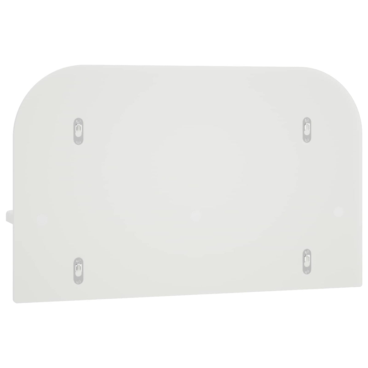 Wall Shelf 2 pcs 60 x 13.5 x 37.5 cm Engineered Wood White