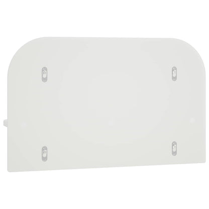 Wall Shelf 2 pcs 60 x 13.5 x 37.5 cm Engineered Wood White