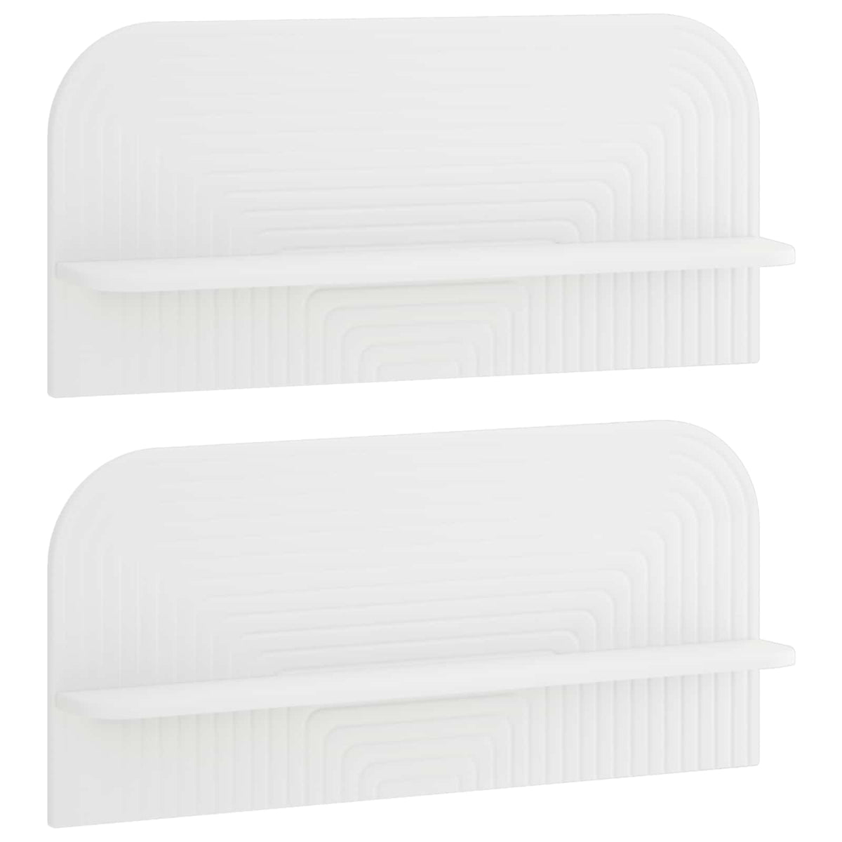 Wall Shelf 2 pcs 80.5 x 13.5 x 37.5 cm White