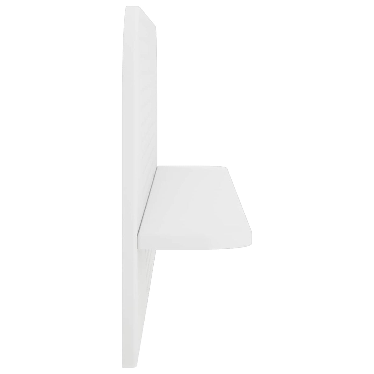 Wall Shelf 2 pcs 102 x 13.5 x 37.5 cm White