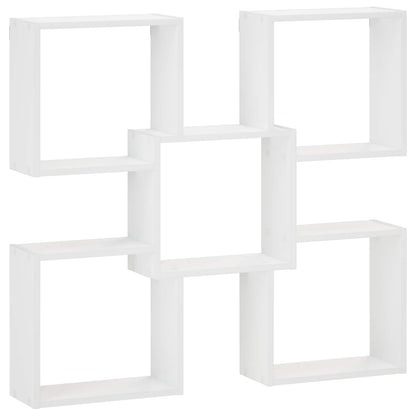 Wall Shelf 99.5 x 17 x 91 cm Engineered Wood White