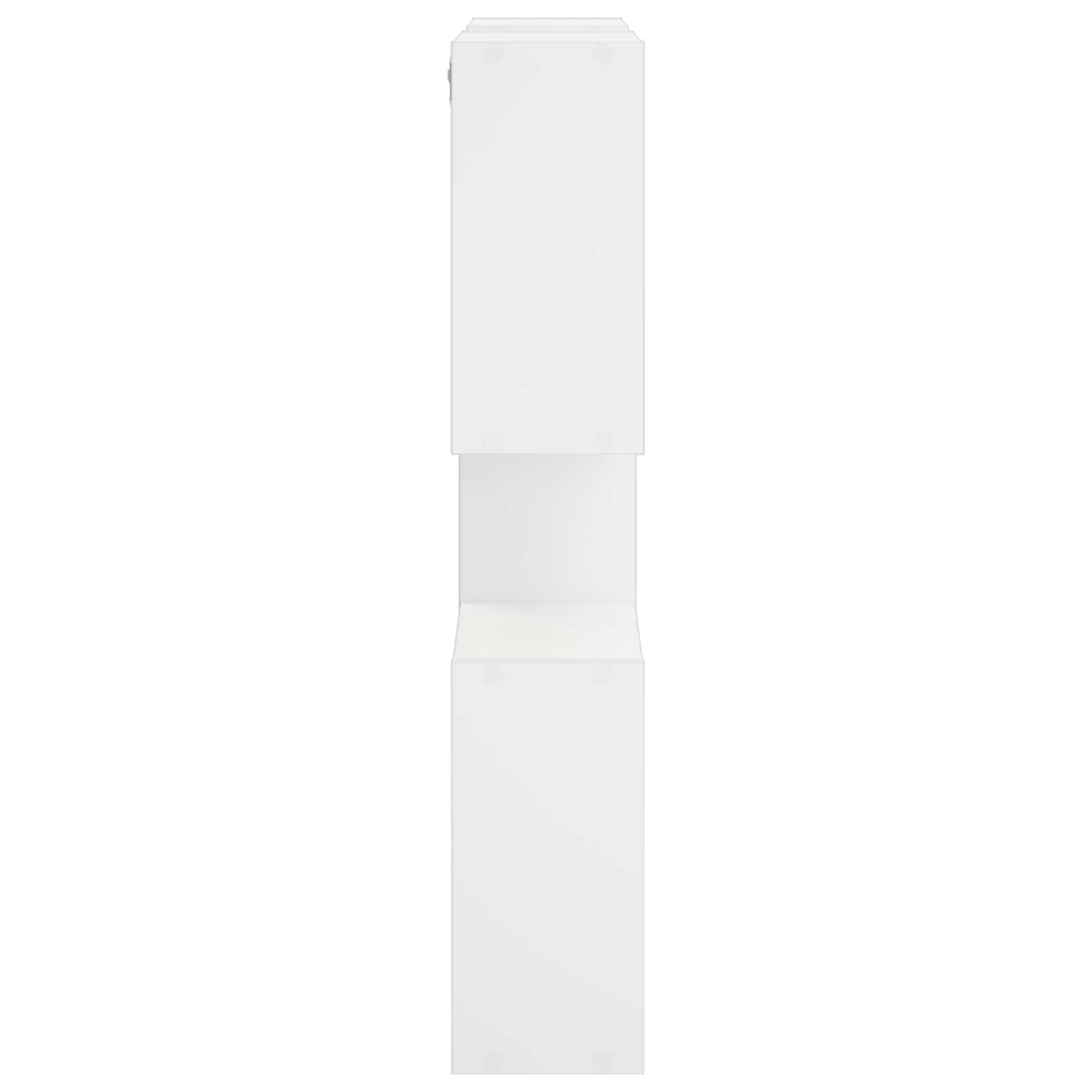 Wall Shelf 99.5 x 17 x 91 cm Engineered Wood White
