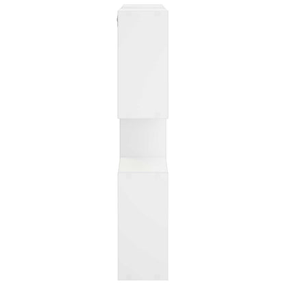 Wall Shelf 99.5 x 17 x 91 cm Engineered Wood White