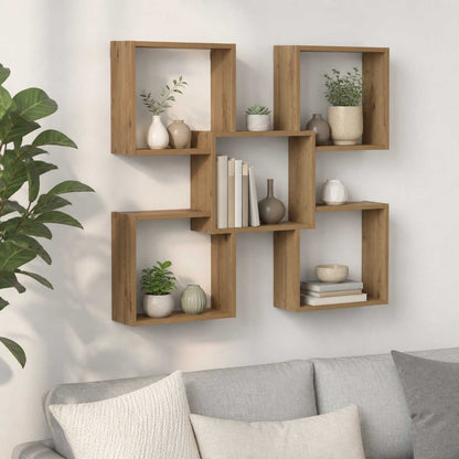 Wall Shelf 99.5 x 17 x 91 cm Engineered Wood Artisan oak