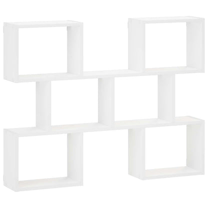 Wall Shelf 103 x 17 x 80 cm Engineered Wood White