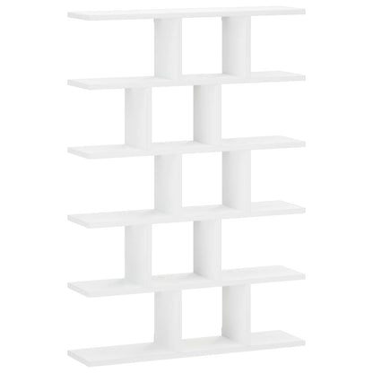 Wall Shelf 70 x 17 x 101 cm Engineered Wood White